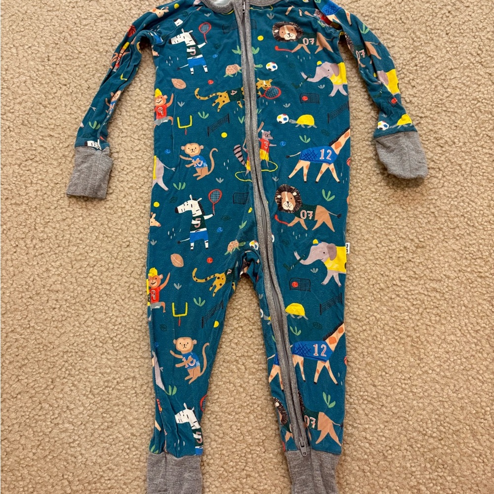 Little Sleepies Animal Athletes Zippy